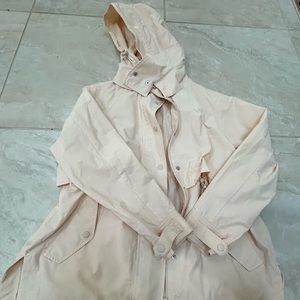 J crew women’s Perfect Lightweight Jacket.  Soft champagne, size xs.